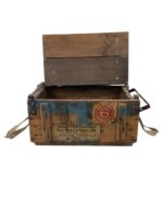 WW2 Canadian 9mm Ammo Transit Box C Broad Arrowed Dated 1942 EMPTY