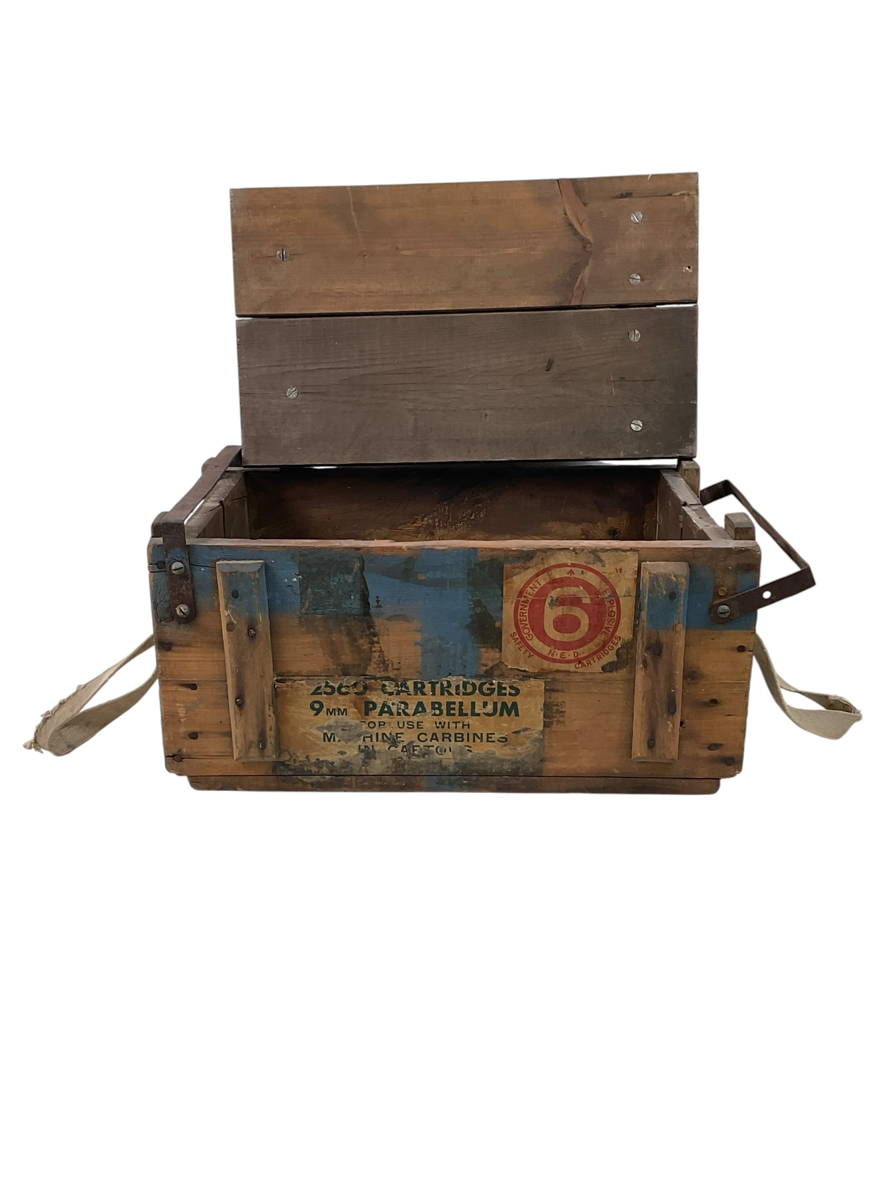 WW2 Canadian 9mm Ammo Transit Box C Broad Arrowed Dated 1942 EMPTY WW2 Canadian 9mm Ammo Transit Box C Broad Arrowed Dated 1942 EMPTY