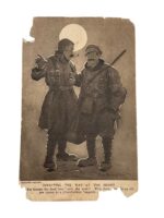 WW1 British BEF Bairnsfather Directing The Way At The Front Patriotic Post Card WW1 British BEF Bairnsfather Directing The Way At The Front Patriotic Post Card
