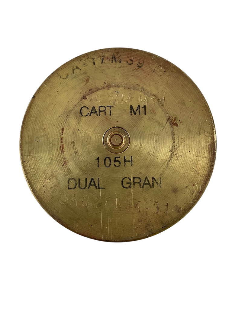 Canadian Forces 105mm Brass Artillery Casing INERT Canadian Forces 105mm Brass Artillery Casing INERT