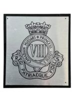 8th Canadian Hussars Princess Louise's Plaque 4 3/4" X 4 1/4" 8th Canadian Hussars Princess Louise's Plaque 4 3/4" X 4 1/4"