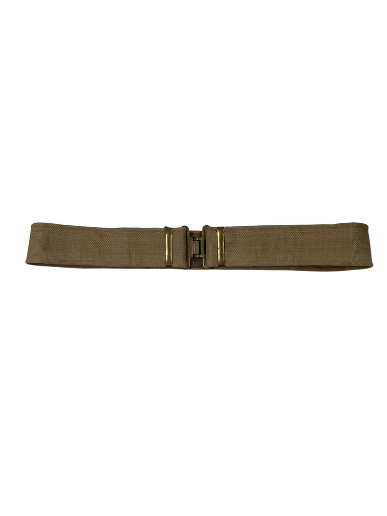 British Army P37 Web Belt Size Large Dated 1951 Broad Arrowed British Army P37 Web Belt Size Large Dated 1951 Broad Arrowed