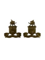 Canadian Wentworth Regiment Collars Insignia Pair