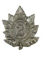 WW2 Canadian Queen’s Own Rifles of Canada QOR Cap Badge