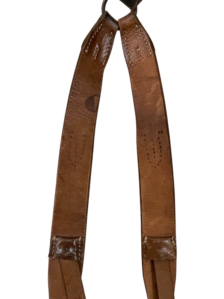 WW2 German Army Leather Y-Straps WW2 German Army Leather Y-Straps