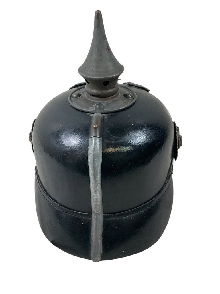 WW1 Imperial German Prussian 1915 Leather Pickelhaube WW1 Imperial German Prussian 1915 Leather Pickelhaube