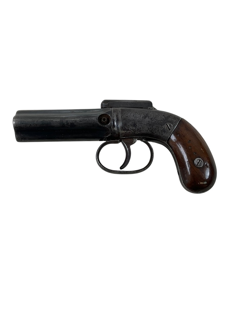 US Allen and Wheelock 4 Barrel .32 Caliber Cap and Ball Pepperbox Pistol ANTIQUE NO PERMIT REQUIRED US Allen and Wheelock 4 Barrel .32 Caliber Cap and Ball Pepperbox Pistol ANTIQUE NO PERMIT REQUIRED