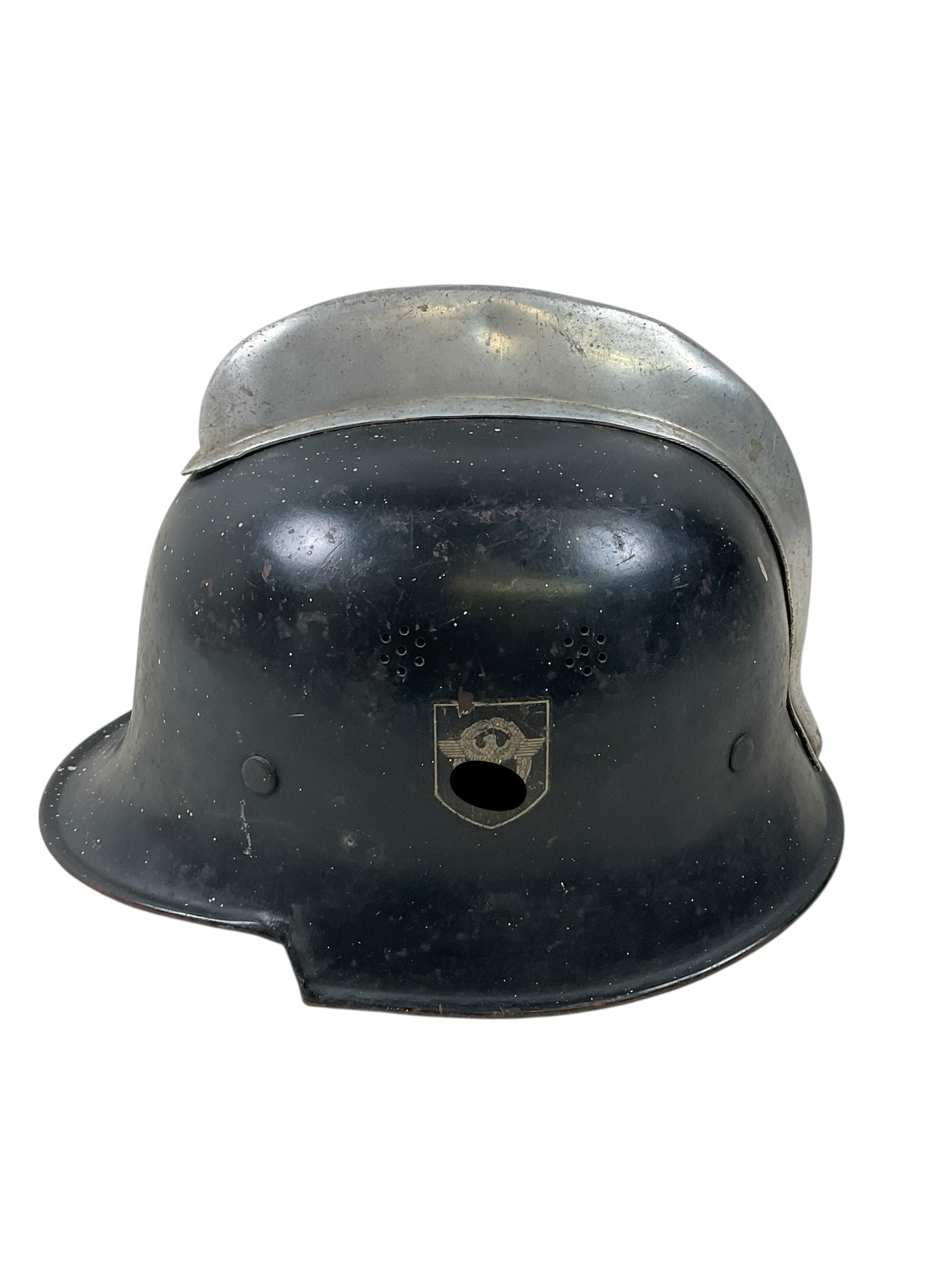 WW2 German Fire Police Helmet WW2 German Fire Police Helmet