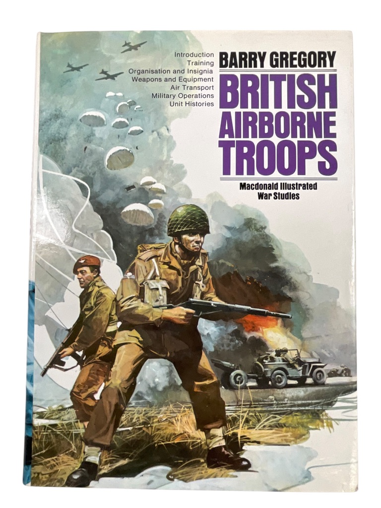 WW2 British Airborne Troops Macdonald Illustrated War Studies Used Hardcover Reference Book WW2 British Airborne Troops Macdonald Illustrated War Studies Used Hardcover Reference Book