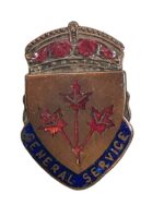 WW2 Canadian General Service Lapel Badge WW2 Canadian General Service Lapel Badge