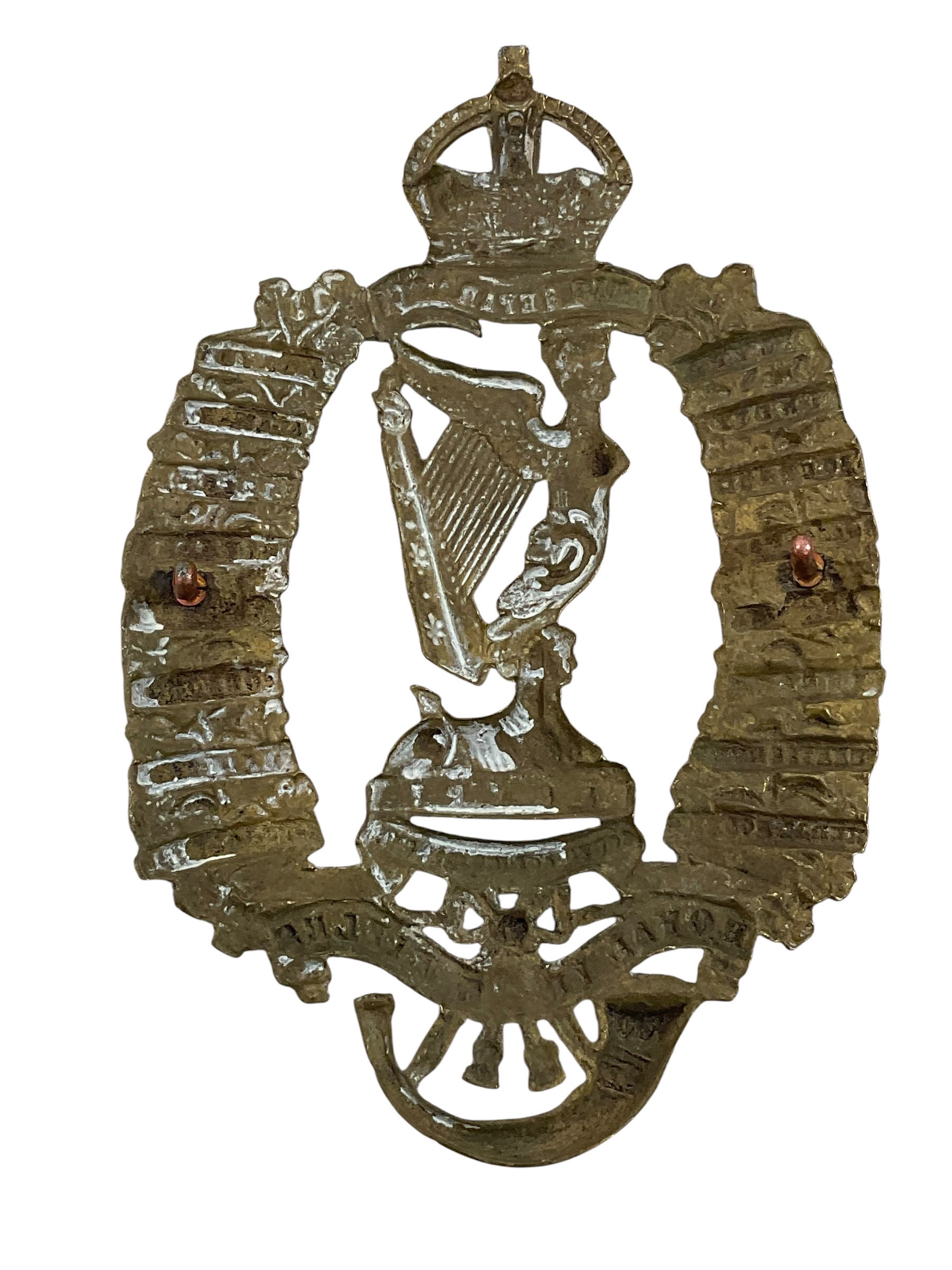 Royal Irish Rifles Cross Belt Plate REPRODUCTION COPY Royal Irish Rifles Cross Belt Plate REPRODUCTION COPY