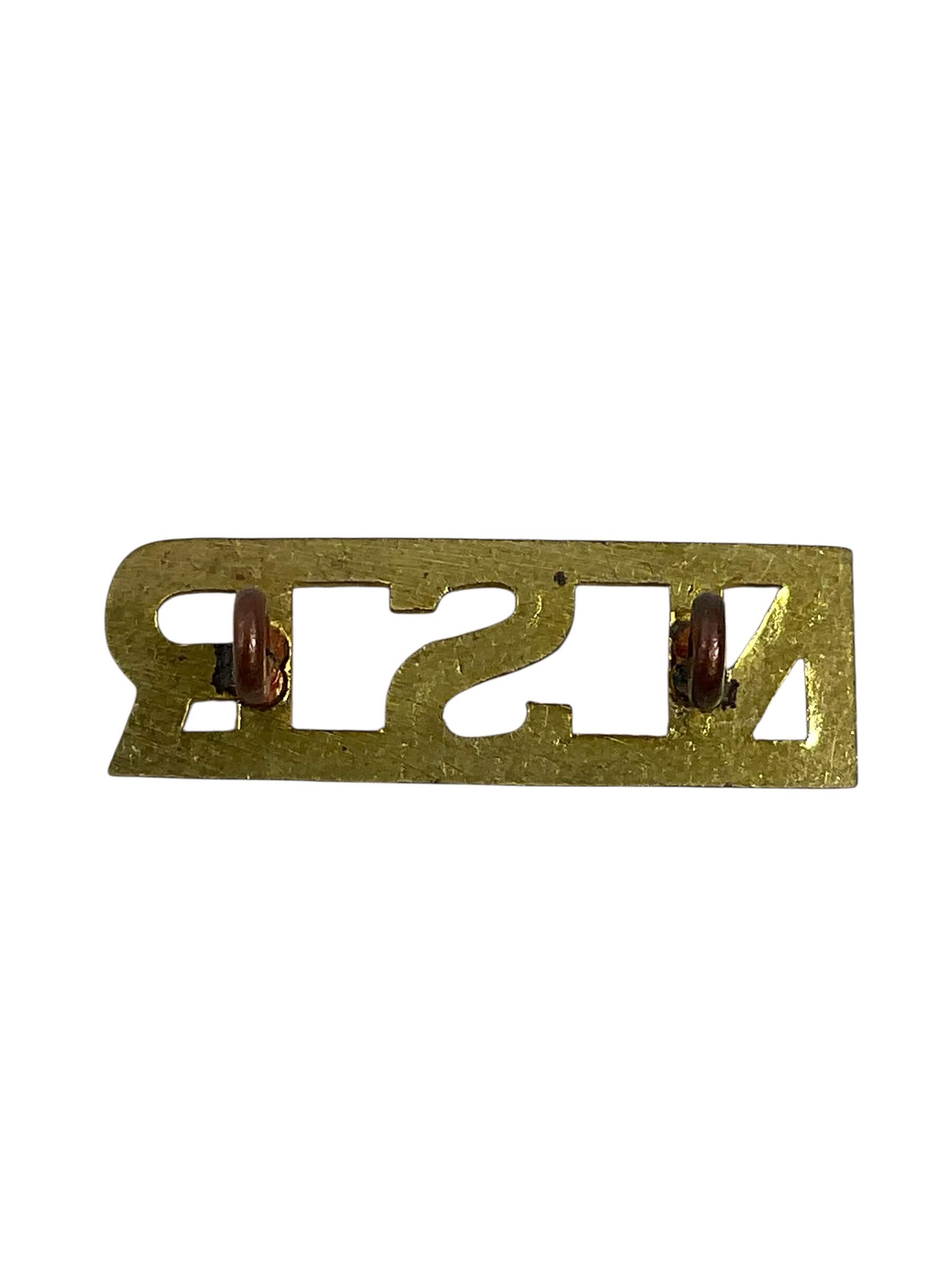 WW2 Canadian North Shore Regiment NSR Shoulder Title Insignia Single WW2 Canadian North Shore Regiment NSR Shoulder Title Insignia Single