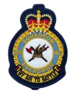 Canadian Forces RCAF 450 Squadron Heraldic Colour Crest Patch Vintage