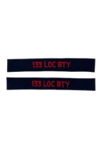 Canadian Forces 133rd LOC BTY RCA Shoulder Titles Insignia Pair