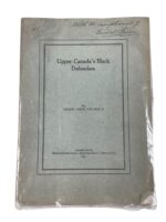 Canadian Upper Canada's Black Defenders Ernest Green Used Softcover Reference Book