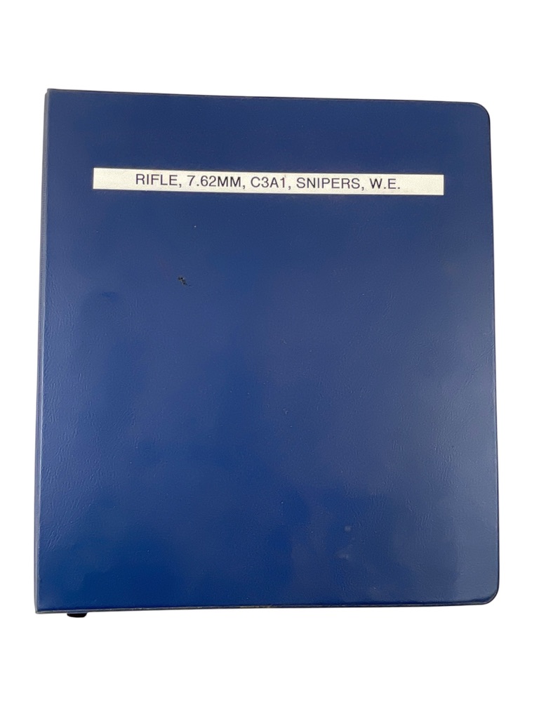 Canadian Data Summary Rifle 7.62mm C3A1 Snipers WIth Equipment Used Hardcover Reference Book Canadian Data Summary Rifle 7.62mm C3A1 Snipers WIth Equipment Used Hardcover Reference Book