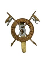 WW2 British 5th Royal Irish Lancers Cap Badge