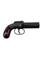 US Allen and Wheelock 4 Barrel .32 Caliber Cap and Ball Pepperbox Pistol ANTIQUE NO PERMIT REQUIRED