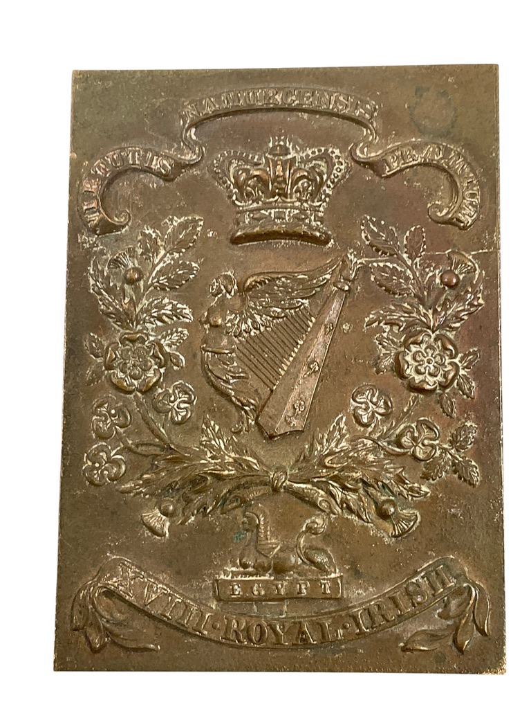 Victorian 18th Royal Irish Regiment Cross Belt Plate REPRODUCTION COPY Victorian 18th Royal Irish Regiment Cross Belt Plate REPRODUCTION COPY