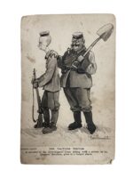 WW1 British BEF Bairnsfather The Tactless Teuton Patriotic Post Card WW1 British BEF Bairnsfather The Tactless Teuton Patriotic Post Card
