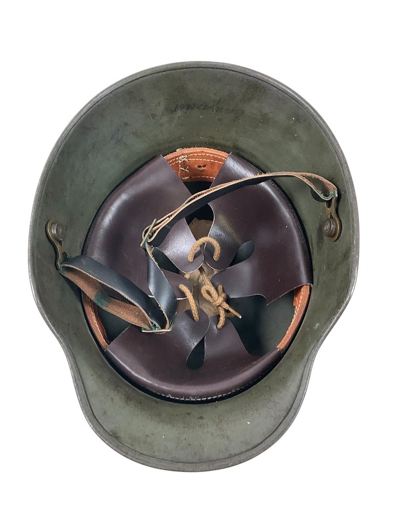 WW1 Imperial German Steel Helmet Maker SI. 66 With Replacement Liner and Chin Strap WW1 Imperial German Steel Helmet Maker SI. 66 With Replacement Liner and Chin Strap
