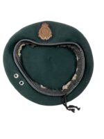 Canadian Forces Green Beret With Logistics Officer's Bullion Wire Cap Badge Size 7