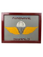 Canadian Airborne Signals Wooden Wall Plaque 27" X 36"
