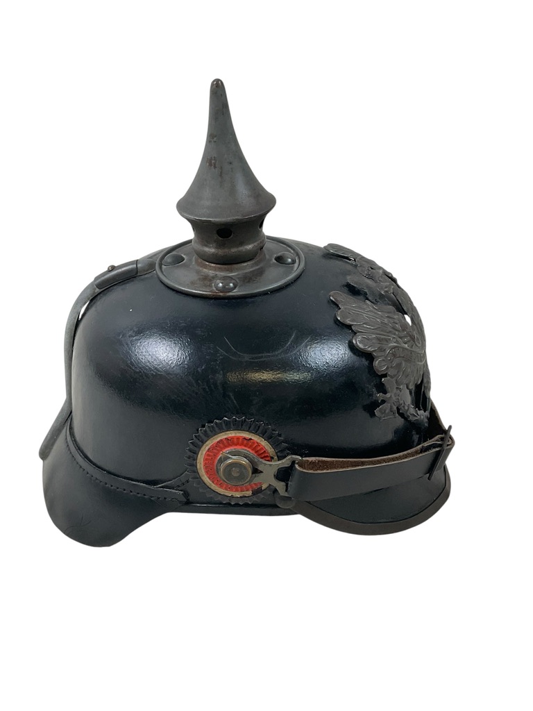 WW1 Imperial German Prussian 1915 Leather Pickelhaube WW1 Imperial German Prussian 1915 Leather Pickelhaube