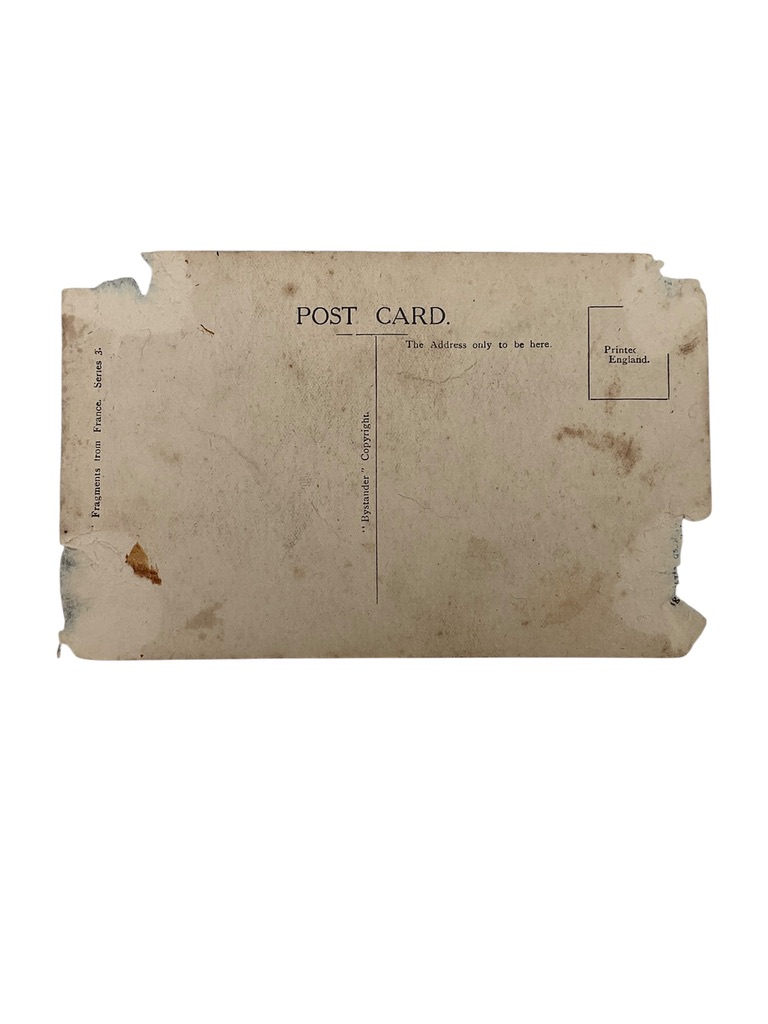 WW1 British BEF Bairnsfather Directing The Way At The Front Patriotic Post Card WW1 British BEF Bairnsfather Directing The Way At The Front Patriotic Post Card