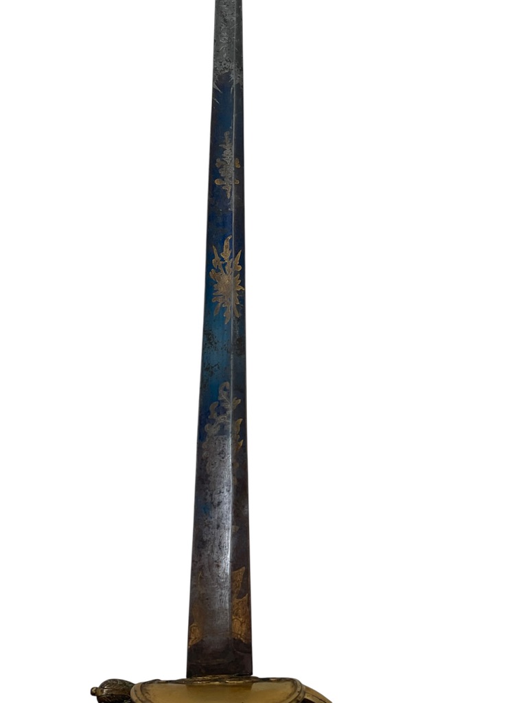 British Infantry Pattern 1796 Officer's Sword With Partial Scabbard British Infantry Pattern 1796 Officer's Sword With Partial Scabbard