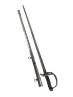 British Rifle Regiment 1827 Pattern Edward the 7th Officer's Sword With Scabbard Maker WKC