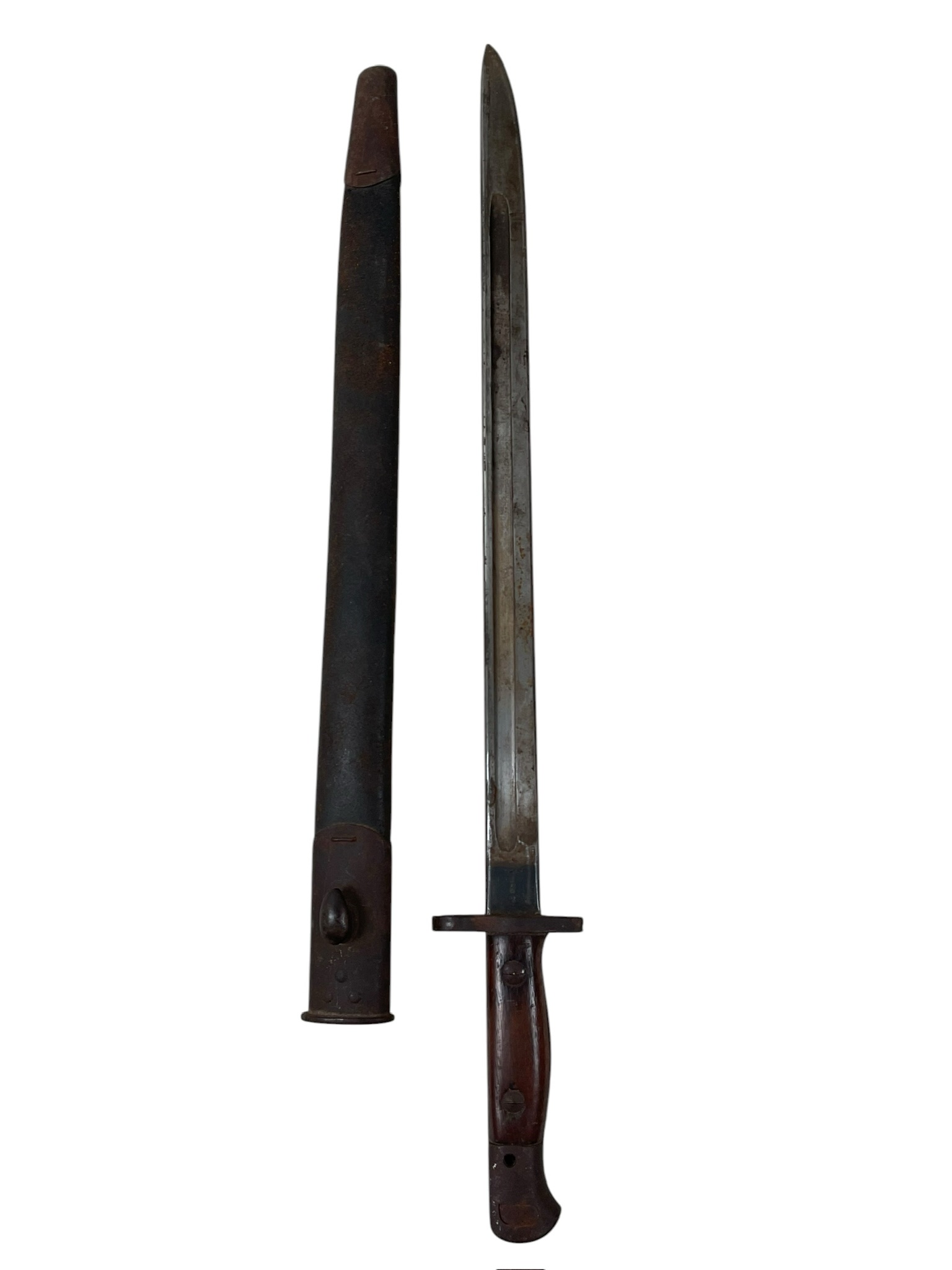 WW1 British BEF P07 Bayonet With Scabbard WW1 British BEF P07 Bayonet With Scabbard