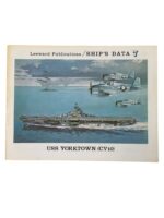 WW2 US USN USS Yorktown CV10 Leeward Publications Ship's Data No 7 Used Softcover Reference Book WW2 US USN USS Yorktown CV10 Leeward Publications Ship's Data No 7 Used Softcover Reference Book