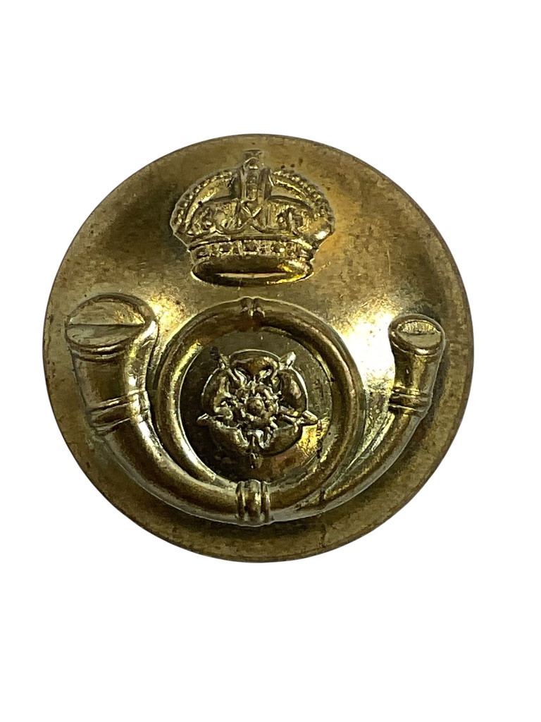 WW2 British The King's Own Yorkshire Light Infantry Large Size Button WW2 British The King's Own Yorkshire Light Infantry Large Size Button