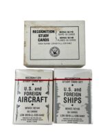 US Navy USN Foreign Ships and Aircraft Recognition Study Cards In Box