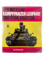 WW2 German The Leopard Medium Main Battle Tank and Its Variants Vol 1 GERMAN TEXT Used Hardcover Reference Book
