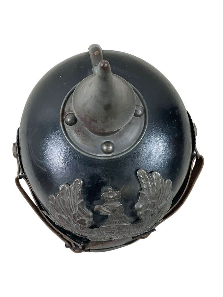 WW1 Imperial German Prussian 1915 Leather Pickelhaube WW1 Imperial German Prussian 1915 Leather Pickelhaube