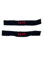 Canadian Forces 56th Field Artillery RCA Shoulder Titles Insignia Pair