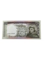 Portugal 20 Escudos Banknote Dated 1964