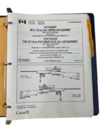 Canadian Data Summary Rifle 7.62mm C3A1 Snipers WIth Equipment Used Hardcover Reference Book