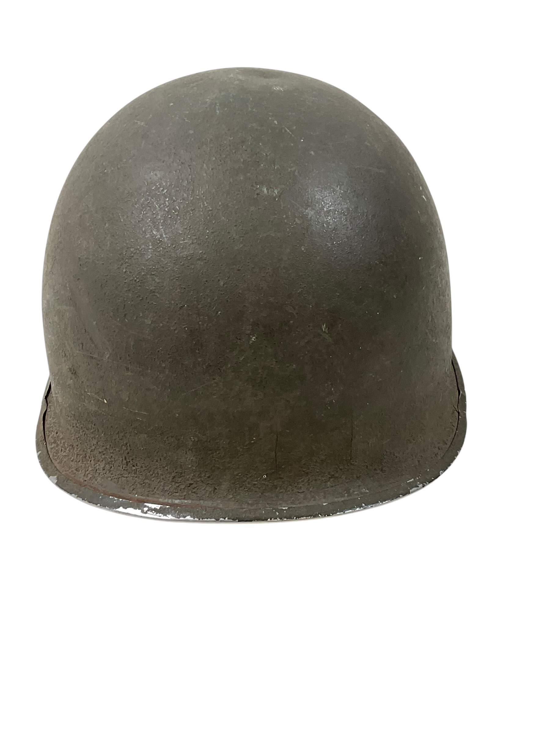 WW2 US M1 Front Seam Fixed Bale Steel Helmet WW2 US M1 Front Seam Fixed Bale Steel Helmet