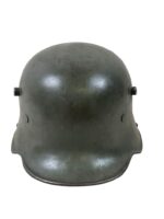 WW1 Imperial German Steel Helmet Maker SI. 66 With Replacement Liner and Chin Strap