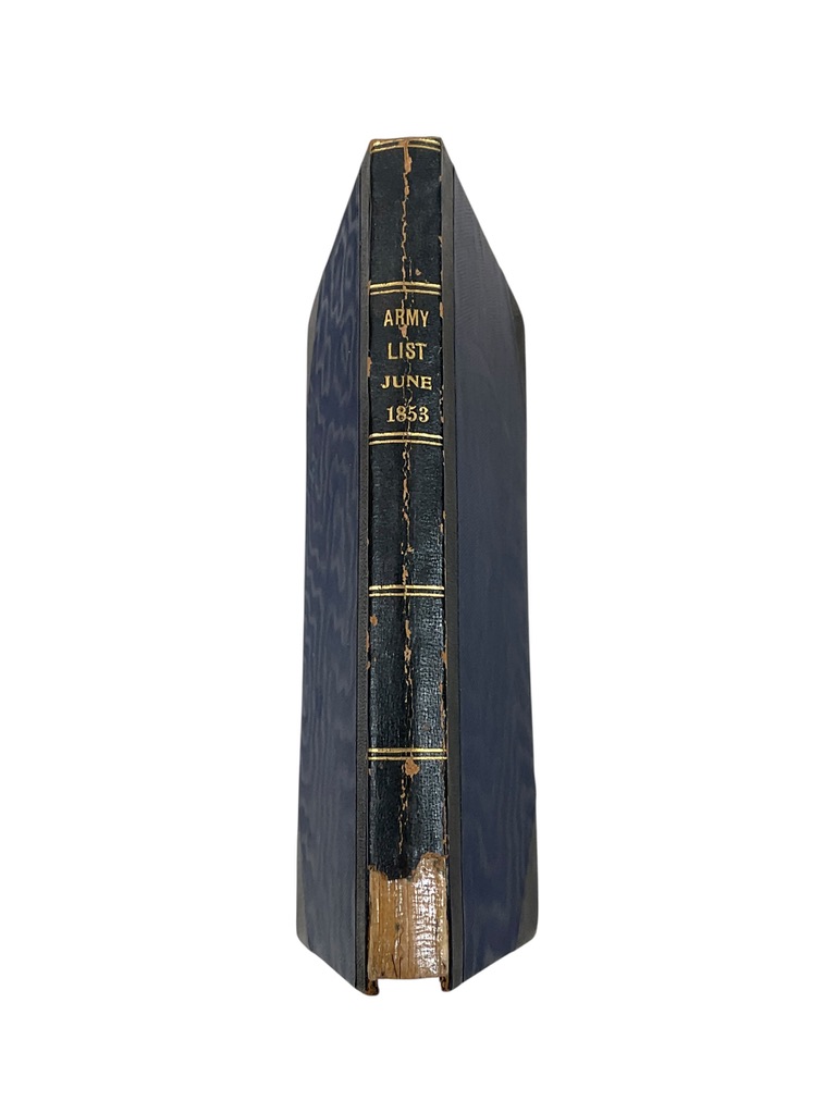 British The Army List for June 1853 Used Hardcover Reference Book British The Army List for June 1853 Used Hardcover Reference Book