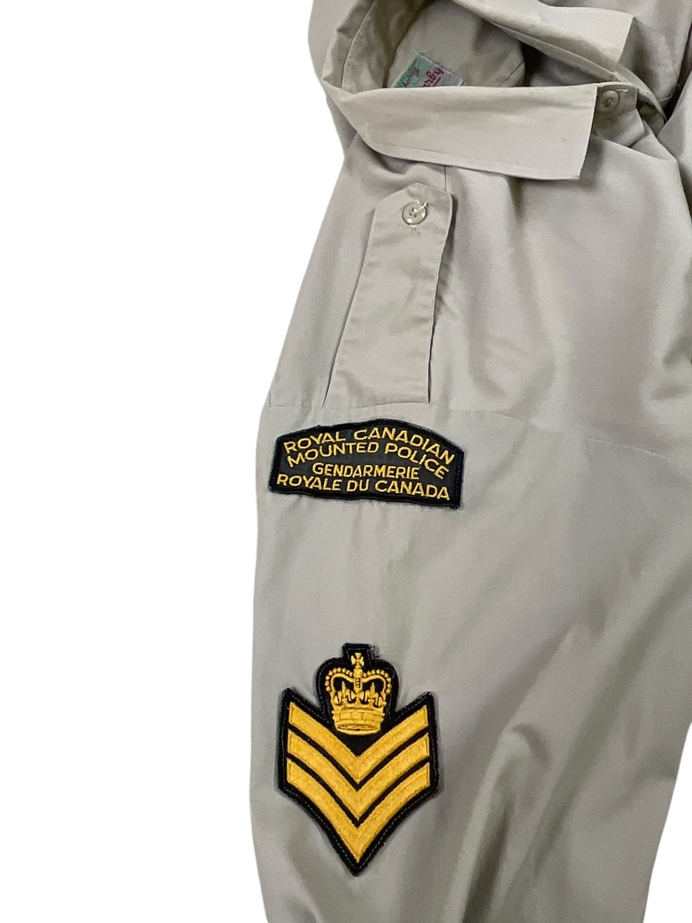 Royal Canadian Mounted Police RCMP Shirt With Sergeant Rank Royal Canadian Mounted Police RCMP Shirt With Sergeant Rank