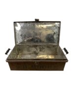 British Army Officer's Named Personal Chest EMPTY 24" X 12" X 7 1/2"