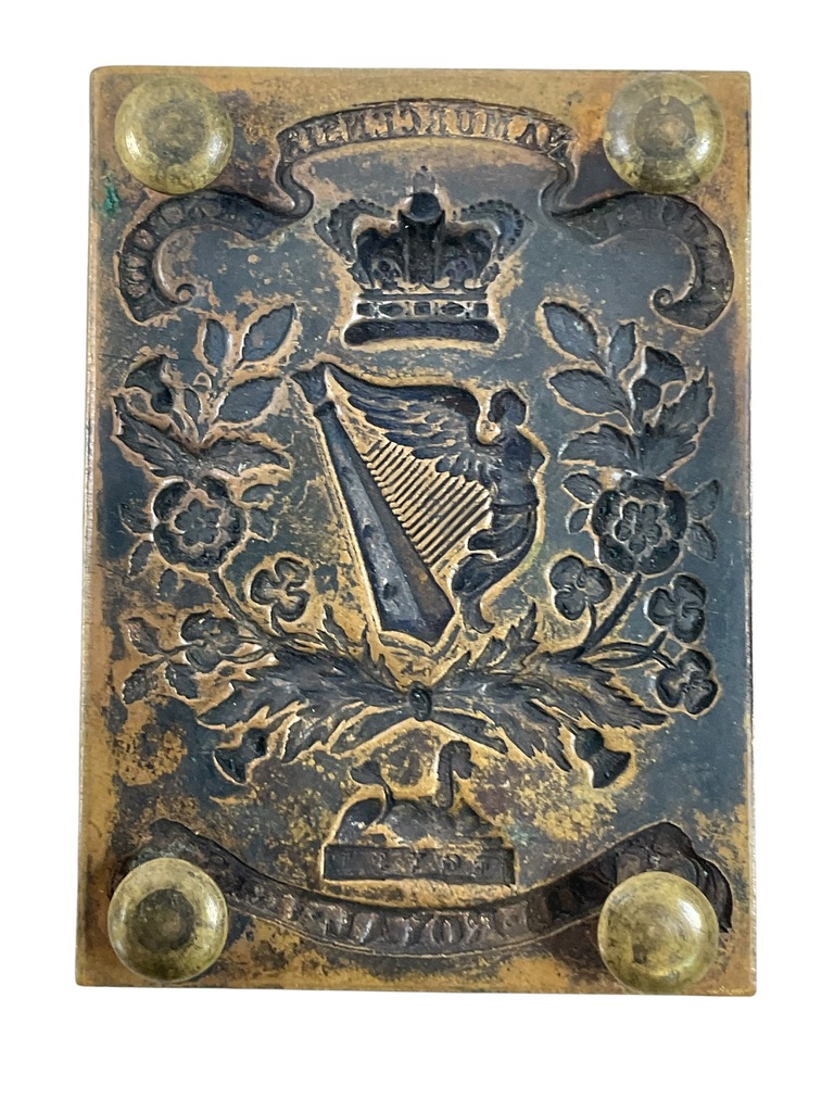 Victorian 18th Royal Irish Regiment Cross Belt Plate REPRODUCTION COPY Victorian 18th Royal Irish Regiment Cross Belt Plate REPRODUCTION COPY