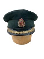 Canadian Forces Senior Officer's Peak Cap Hat Size 7 1/4 Dated 1986 Missing Chin Strap