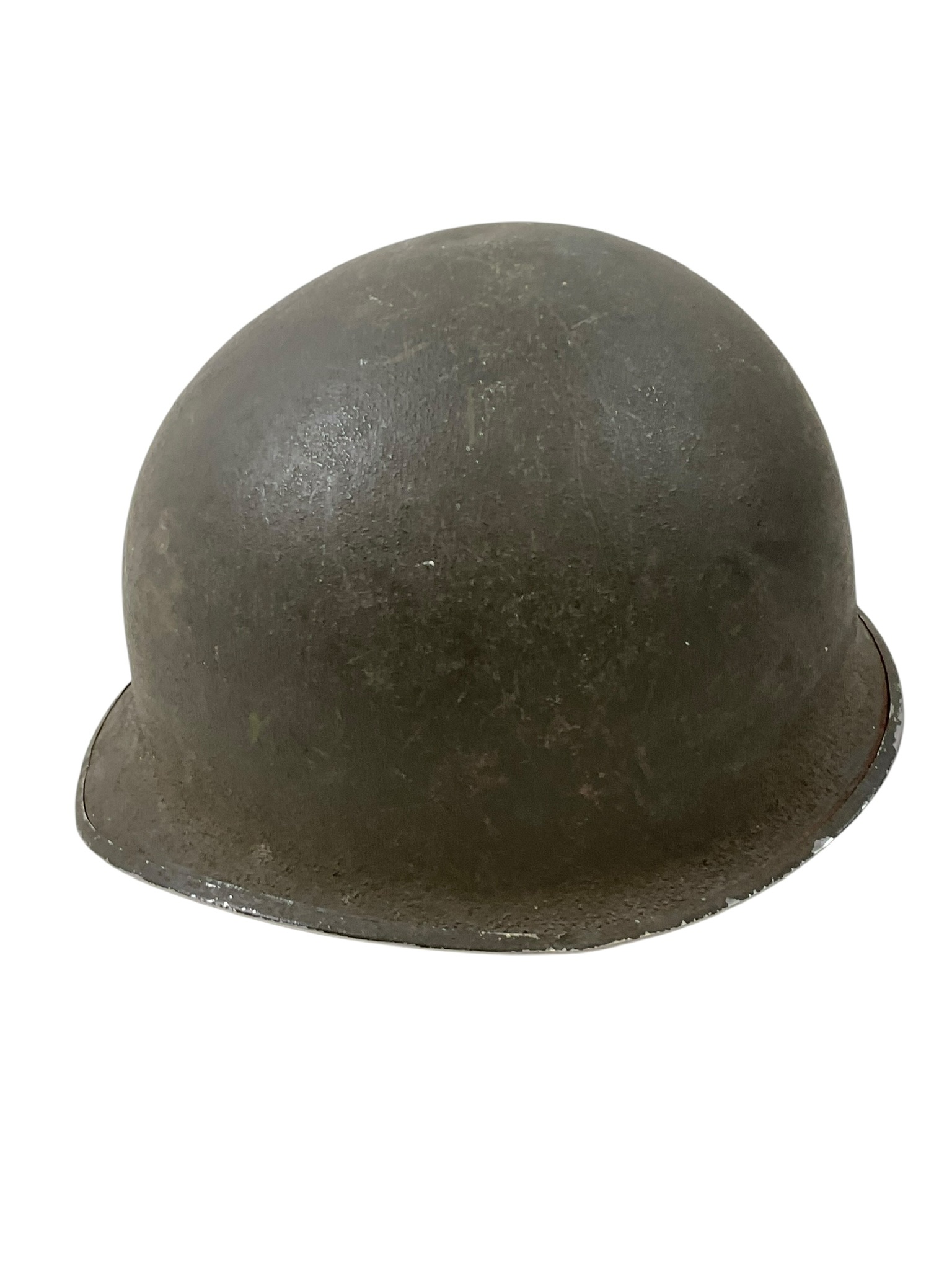 WW2 US M1 Front Seam Fixed Bale Steel Helmet WW2 US M1 Front Seam Fixed Bale Steel Helmet