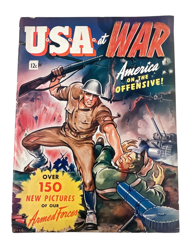 WW2 US USA at War America on the Offensive Used Softcover Reference Magazine WW2 US USA at War America on the Offensive Used Softcover Reference Magazine