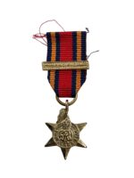 WW2 British The Burma Star With Pacific Bar Miniature Medal